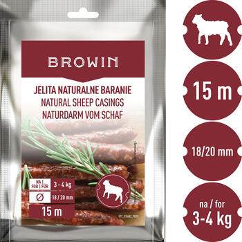 Browin Натуральные овечьи оболочки 18/20mm, 15m 310602, 1.2cm, 22cm, 14.8cm, 34.5g (310602)