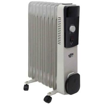 Besk Eļļas radiators 9131558, 2000 W, 220–240 V / 50 Hz, 3 jaudas līmeņi, pārkaršanas aizsardzība, strāvas indikators (9131558)