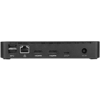 Targus док-станция DOCK310EUZ, 65W, 2x HDMI 2.0, 3x USB-A, 1x USB-C, 1x RJ-45, 3.5mm, черный (DOCK310EUZ)