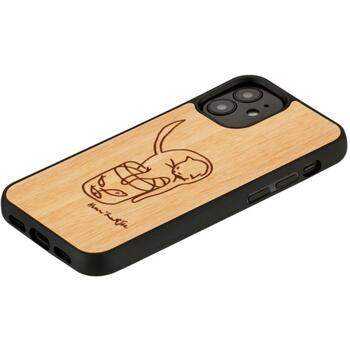 Man&Wood чехол M8571B, совместимый с Apple iPhone 12 mini, 5.4, дерево, поликарбонат, с изображением (M8571B)