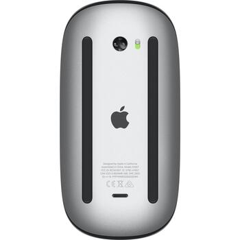 Apple Magic Mouse ar Multi-Touch virsmu MXK63ZM/A, 1300 DPI, Bluetooth, 2 pogas, USB akumulators, melns (MXK63ZM/A)