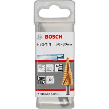 Bosch Pakāpju urbis 2608587431, 6-39 mm, 9.3 cm, HSS-TiN, taisne, metāls, 1gab. (2608587431)