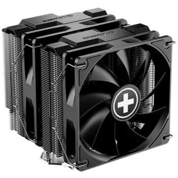 Xilence CPU Dzesētājs M806D.B XC091, 260W TDP, 2x120mm ventilatori, 6 siltuma caurules, melns (XC091)
