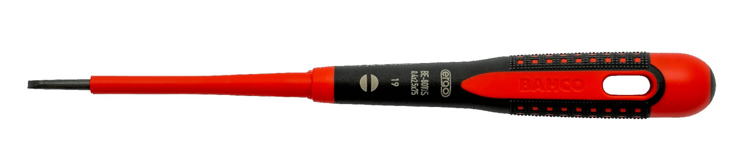 Elektriķa skrūvgriezis ERGO SL0.4x75mm 1000V VDE BE-8010S BAHCO (BE-8010S)
