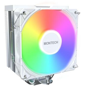 Montech CPU Dzesētājs NX400 ARGB (W), 12cm, 800-1950 RPM, 2.82 mmH2O, FDB, 12 V, balts (NX400 ARGB (W))