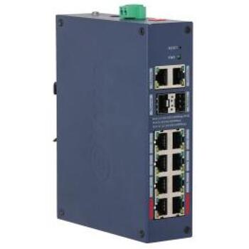 Dahua CHS4212-8GT-110 управляемый коммутатор, 10xRJ-45, 10xGigabit, 2xSFP, PoE, 24 Gbit/s, 110 W (CHS4212-8GT-110)