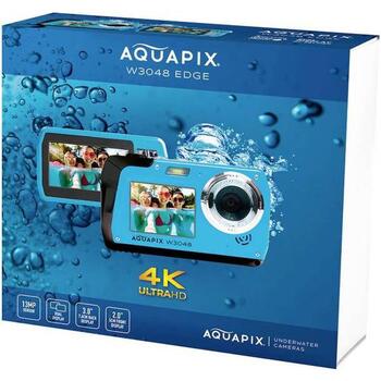 Easypix Aquapix W3048-I Iceblue Edge 10075, цифровая камера, 13МП, 4K, 3