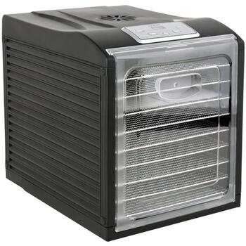 Lund pārtikas žāvētājs 68273, 600-700 W, 220-240 V, 50-60 Hz, 35-70 °C, 0.5-19.5 h, 9 sieti, nerūsējošais tērauds, LCD displejs (68273)