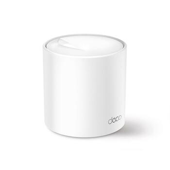 TP-Link Deco X50 (1-pack) беспроводной маршрутизатор Mesh Wi-Fi 6 до 2900 Mbps OFDMA 3× Gigabit LAN/WAN DHCP AiCPi безопасность 2× антенны Белый (DECOX50(1-PACK))