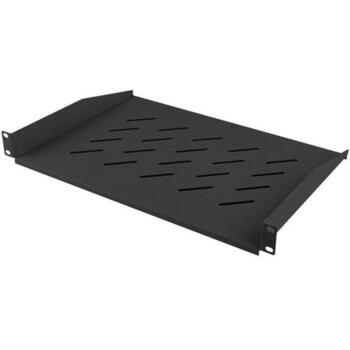 Lanberg полка 19'' AK-1008-B, 483x315mm, 1U, максимальная нагрузка 25кг, черная (AK-1008-B)