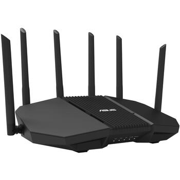 Asus маршрутизатор 90IG0A30-MO9C10 Wi-Fi 7 9400 Мбит/с, Три диапазона, 4x 2.5G порта, AiMesh, 6 антенн, Черный (90IG0A30-MO9C10)