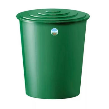 Stefanplast Бочка для воды 2144317, 310л, Ø80x93см, пластик, с крышкой и краном (2144317)