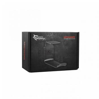 White Shark Держатель для наушников MOHAWK, 100mm, 42mm, 73mm, металл, черный цвет (MOHAWK)