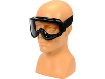 Yato Aizsargbrilles YT-73832, 1 optiskā klase, PVC rāmis, PC lēcas, regulējama siksna, ventilācijas vārsti, EN 166:2001 (YT-73832)