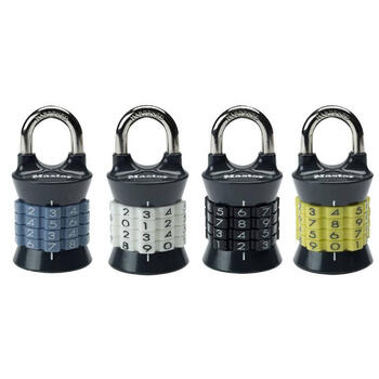 Навесной замок VERTICAL с 4-значным кодом 37 мм 22 мм 7 мм 1535EURDCOL MASTERLOCK (1535EURDCOL)