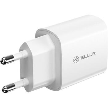 Tellur Зарядное устройство TLL151421, 20W, AC 100-240V, 5V/3A, 9V/2,22A, 12V/1,67A, Умная технология зарядки (TLL151421)