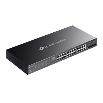 Omada 28-портовый гигабитный смарт-коммутатор с 24 портами PoE+, TP-Link, SG2428P, 24× PoE+ RJ45 порта, 4× SFP слота (SG2428P)
