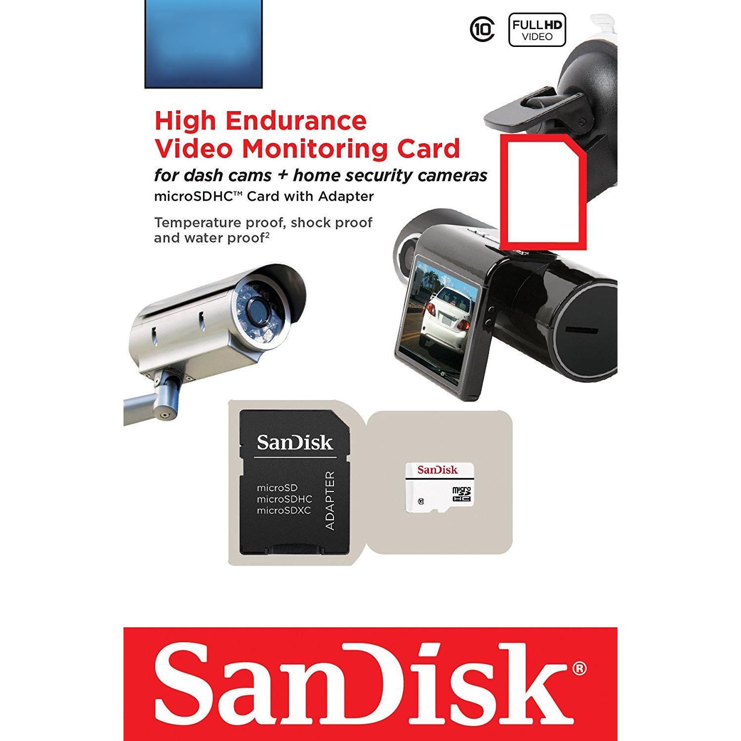 Sandisk карта памяти 64 ГБ MicroSDXC UHS-I, SDSQQNR-064G-GN6IA, 64 ГБ, 100 МБ/с, 40 МБ/с, U3, V30, Class 10, термостойкая (SDSQQNR-064G-GN6IA)