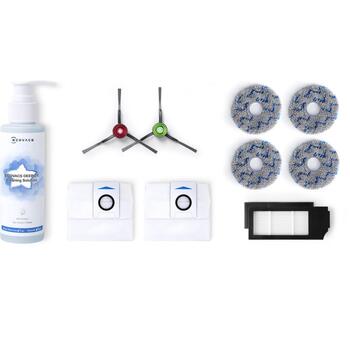 Ecovacs Piederumu komplekts Premium DEEBOT X1 OMNI D-KT01-0027, 2x putekļu maisi, 1x filtrs, 2x sānu birste, 2x tīrīšanas drāna (D-KT01-0027)