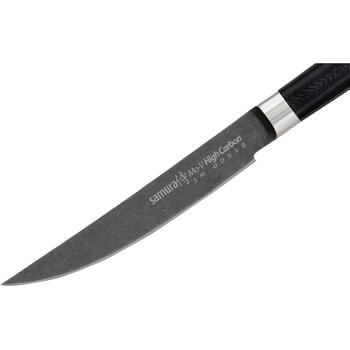 Samura нож для стейка SM-0031B, AUS-8, 120mm, G-10, 58 HRC, Stonewash (SM-0031B)