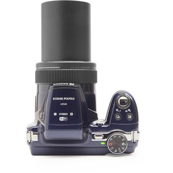 Kodak Цифровая камера AZ528 BLUE, 16 МП, 52x оптическое увеличение, 3,0 дюйма LCD, Wi-Fi, 1100 мАч аккумулятор (AZ528 BLUE)