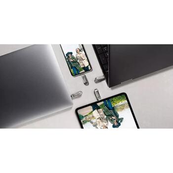 Sandisk Ultra Dual Drive Luxe USB zibatmiņas disks SDDDC4-032G-G46, 32GB, USB Type-A / USB Type-C, 3.2 Gen 1, 150MB/s, metāls (SDDDC4-032G-G46)