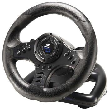 Subsonic игровой руль SV450, 180°, 23см, 13 кнопок, USB, 2 педали, лепестковые переключатели, PS4, PS3, Xbox One, Xbox Series X/S (SA5426-NG)