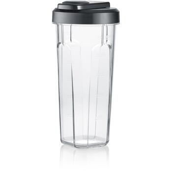 Severin Smoothie Maker SM 003743, 320 W, 2 uzgaļi, 0.6 l, 24000 apgr./min, nerūsējošais tērauds, Tritan (SM 003743)