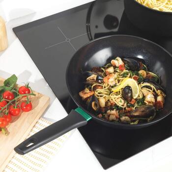 Russell Hobbs Сковорода RH03255EU7, 28см, Алюминий, Электрическая, Газовая, Стеклокерамика, Индукция, Thermo-Spot, Непригораемое (RH03255EU7)
