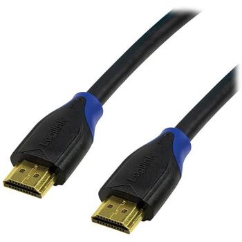 Logilink HDMI кабель CH0061, 1 м, HDMI тип A мужской на HDMI тип A мужской, HDMI 2.0, 4K 4096x2160, 3D, Ethernet (CH0061)