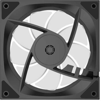 Xilence Datora korpuss ventilators XF078, 120mm, 500-1800RPM, 7-13.2V, melns, PWM, ARGB, 4 skrūves (XF078)