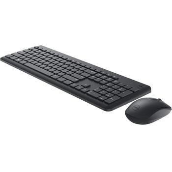 Клавиатура и мышь Dell KM3322W 580-AKFZ, 2.4 GHz, 10 м, 3 кнопки, 1000 DPI, черный, батареи в комплекте (580-AKFZ)