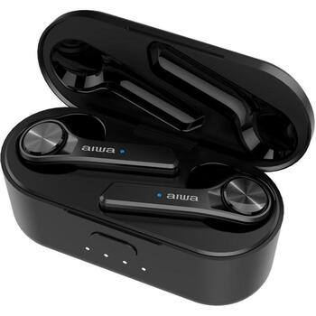 Aiwa Беспроводные наушники ESP-350BK, 460mAh, 80mAh, 12ч, 10м, 2x6W RMS, 50Гц-20кГц, Bluetooth V5.0 (ESP-350BK)