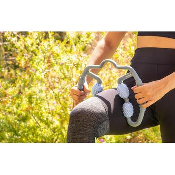 InnovaGoods Rolax V0103075 masāžas rullis, 4 rullīši, 360° rotācija, polipropilēns, ergonomisks, kompakts (V0103075)