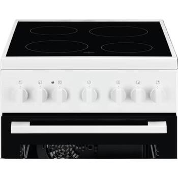 Electrolux LKR500066W электрическая плита с духовкой, керамическая варочная панель, 60л, 8675Вт, 50см, белый (LKR500066W)