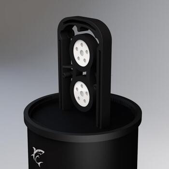White Shark Микрофон NAGARA, 2x14mm, 20-20000Hz, -35dB, 110dB, 70dB, 44.1/48kHz/16bit, USB A-C 1m (NAGARA)