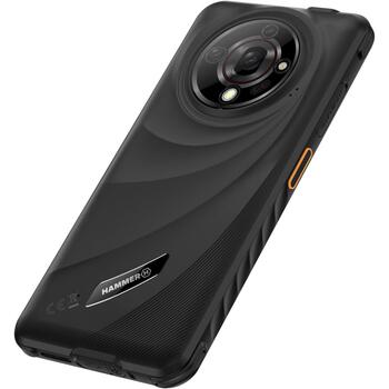 Hammer смартфон Iron 6 TEL001053, 6.56 дюйм IPS 1612x720, 8 ГБ ОЗУ, 256 ГБ, microSD, Dual SIM, 5G, 64 МП, Android 15, 6050 мАч (TEL001053)