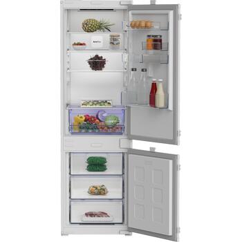 Beko Холодильник B3BCNA294HS, 194L, 76L, 37dB, Встраиваемый, NoFrost, Электронное управление, Сдвижные петли (B3BCNA294HS)