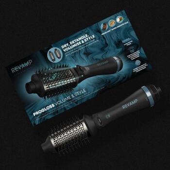 Revamp Укладчик для волос DR-2500-EU, 1000W, 2 насадки, 3 температурных режима, 3 скорости, ионизатор, вращающийся шнур (DR-2500-EU)