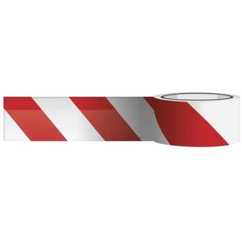 Emos Ограждающая лента F87525, 250 м, 75 мм, красная/белая, LDPE, без надписи, 0,03 мм, 1 шт. с бумажным механизмом (F87525)