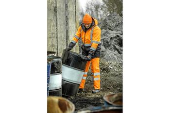 Augstas redzamības jaka HOGERT HT5K346-3XL, oranža 3XL (HT5K346-3XL)
