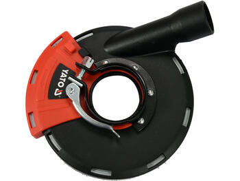 Yato putekļu aizsargs slīpēšanai YT-82994, 115mm, 125mm, M14, 28-36mm, betonam, kokam, regulējams, rotējoša mala (YT-82994)