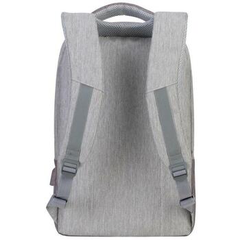 Rivacase Чехол 7562GREY/MOCHA, 39.6см, 635г, 120мм, 305мм, 460мм, 1 передний карман, USB порт, водоотталкивающий (7562GREY/MOCHA)