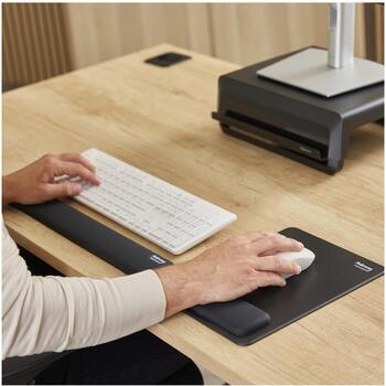 Fellowes Breyta klaviatūras roku balsts 100142575, 47cm, 6cm, 1.75cm, Silikons, Patentēta HEX Cushion Technology (100142575)