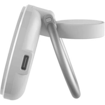 Hyper Зарядная станция HJ3310WHGL, 15W, 1м USB-C кабель, беспроводная зарядка, для смарт-часов (HJ3310WHGL)