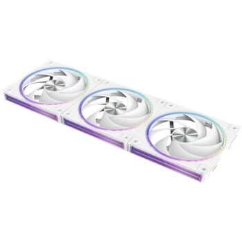 Zalman ZM-DF120 A3 WHITE, вентилятор 120мм, PWM, ARGB, 3 шт., 800-2300 об/мин, 70.1 CFM, 2.13 ммH2O, 34.5 дБА (ZM-DF120 A3 WHITE)