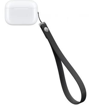 Apple Ремешок на руку MKFA4ZM/A, 39.1 см, черный, rPET, магниты, совместим с iPhone и AirPods Pro (MKFA4ZM/A)