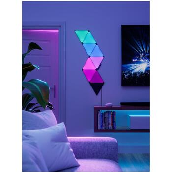 Nanoleaf Набор световых панелей NL47-0102TW-9PK-N, 9 панелей, 42 Вт, WiFi, 80 лм, 25000 ч, 2.5 м силовой кабель (NL47-0102TW-9PK-N)