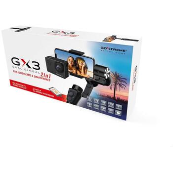 GoXtreme Gimbal 55243, 460 г, 12 ч, Android, iOS, 3-осевая стабилизация, перезаряжаемая батарея, 250 г (55243)