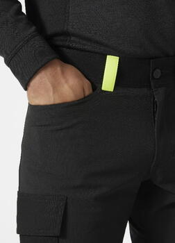 Helly Hansen darba bikses Oxford 4X Cargo stretch 77408_990-C56, C56, melnas, 4 virzienu elastīgs audums (77408_990-C56)